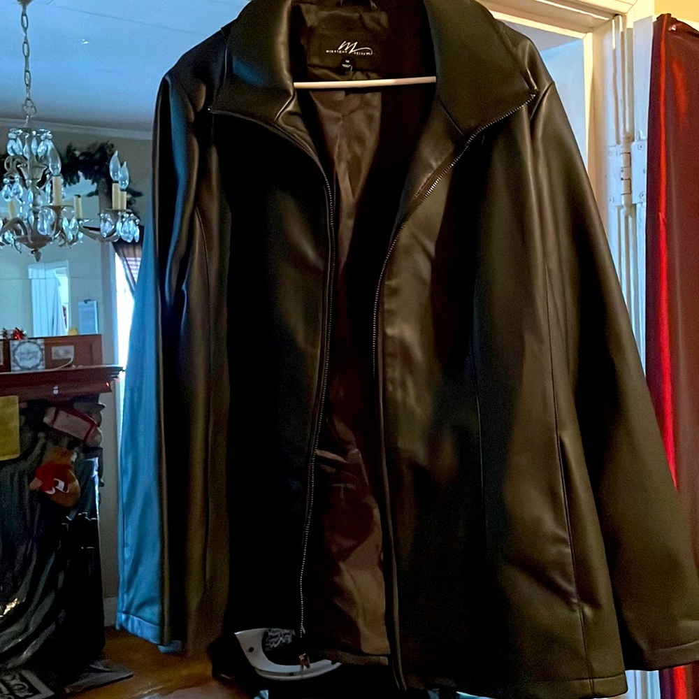 Faux Leather Jacket